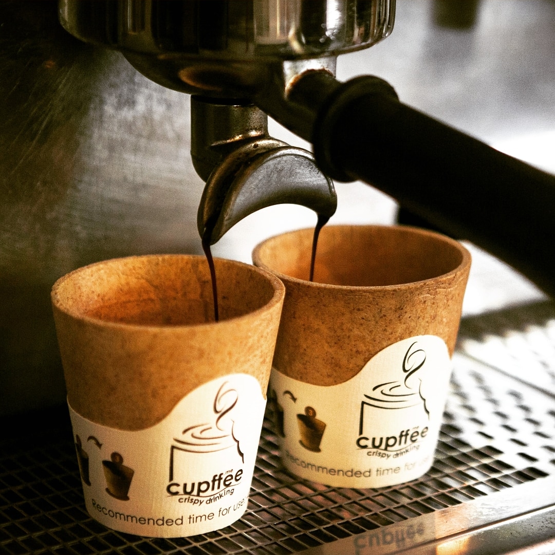Eetbare koffiebekers Dé online groothandel BIO BioDisposables.shop