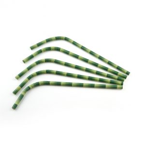 Buigrietje papier (FSC®) bamboe look Ø 7 mm 24cm