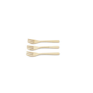 Mini vork met snijrand bamboe 98mm