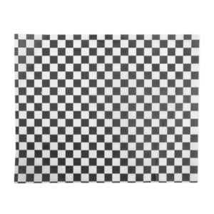 Vetvrij wikkelpapier zwart wit blok klein 20 bij 25 cm