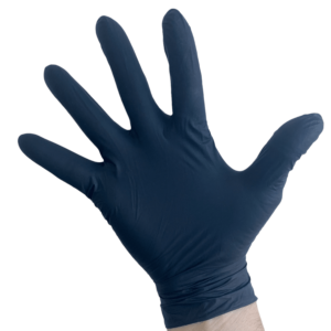 Handschoenen Nitril ongepoederd zwart maat S, CAT I -omdoos
