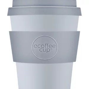 Herbruikbare koffiebeker 'Glittertind' 8 oz 240 ml met deksel en sleeve